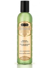 Массажное масло Naturals Vanilla Sandalwood с ароматом ванили и сандала - 236 мл. - Kama Sutra - купить с доставкой в Смоленске