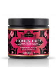 Пудра для тела Honey Dust Body Powder с ароматом клубники - 170 гр. - Kama Sutra - купить с доставкой в Смоленске