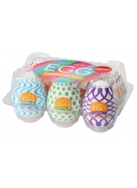 Набор из 6 мастурбаторов Tenga EGG IV с различным рельефом - Tenga - в Смоленске купить с доставкой