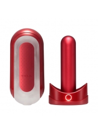 Красный мастурбатор Flip Zero Red   Warmer с подогревом - Tenga - в Смоленске купить с доставкой