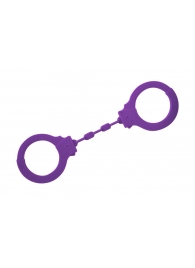 Фиолетовые силиконовые поножи Limitation - Lola Games - купить с доставкой в Смоленске