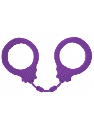 Фиолетовые силиконовые поножи Limitation - Lola Games - купить с доставкой в Смоленске