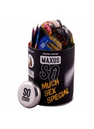 Текстурированные презервативы в кейсе MAXUS So Much Sex - 100 шт. - Maxus - купить с доставкой в Смоленске
