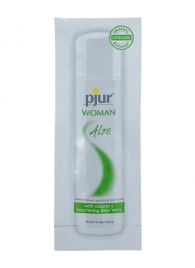 Лубрикант на водной основе pjur WOMAN Aloe - 2 мл. - Pjur - купить с доставкой в Смоленске