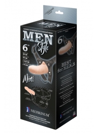 Пустотелый фаллопротез MEN STYLE - 17,5 см. - LOVETOY (А-Полимер) - купить с доставкой в Смоленске