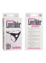 Трусы для страпона с универсальным креплением Universal Love Rider Luxe Harness - California Exotic Novelties - купить с доставкой в Смоленске