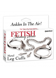 Металлические наручники Metal Leg Cuffs - Pipedream - купить с доставкой в Смоленске