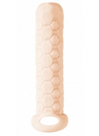 Телесный фаллоудлинитель Homme Long - 13,5 см. - Lola Games - в Смоленске купить с доставкой
