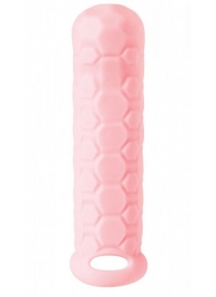 Розовый фаллоудлинитель Homme Long - 15,5 см. - Lola Games - в Смоленске купить с доставкой