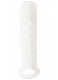 Белый фаллоудлинитель Homme Long - 13,5 см. - Lola Games - в Смоленске купить с доставкой