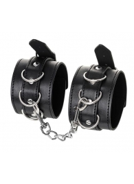 Черные оковы Anonymo из искусственной кожи - ToyFa - купить с доставкой в Смоленске