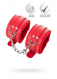 Красные оковы Anonymo из искусственной кожи - ToyFa - купить с доставкой в Смоленске