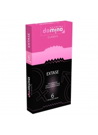 Презервативы с точками и рёбрышками DOMINO Classic Extase - 6 шт. - Domino - купить с доставкой в Смоленске