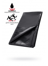 Черная простыня для секса из ПВХ - 220 х 200 см. - ToyFa - купить с доставкой в Смоленске
