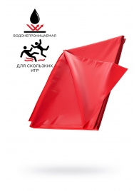 Красная простыня для секса из ПВХ - 220 х 200 см. - ToyFa - купить с доставкой в Смоленске