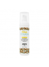 Разогревающее массажное масло с ароматом пина колада Gourmet Pina Colada - 50 мл. - Exsens - купить с доставкой в Смоленске