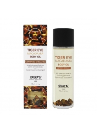 Органическое массажное масло TIGER EYE MACADAMIA - 100 мл. - Exsens - купить с доставкой в Смоленске