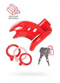 Красный мужской пояс верности из пластика - ToyFa - купить с доставкой в Смоленске