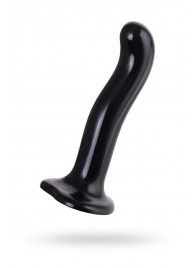Черный стимулятор для пар P G-Spot Dildo Size L - 19 см. - Strap-on-me - в Смоленске купить с доставкой