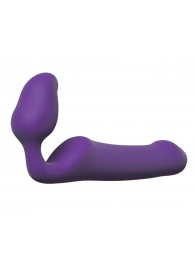 Фиолетовый безремневой страпон Queens L - Adrien Lastic - купить с доставкой в Смоленске