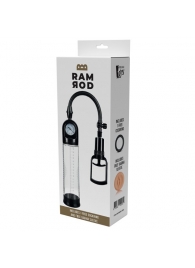Прозрачная вакуумная помпа с манометром Deluxe Penis Pump - Dream Toys - в Смоленске купить с доставкой