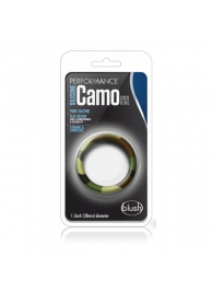 Эрекционное кольцо камуфляжной расцветки Silicone Camo Cock Ring - Blush Novelties - в Смоленске купить с доставкой