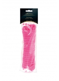 Розовая веревка для связывания Sweet Caress Rope - 10 метров - Sweet Caress - купить с доставкой в Смоленске