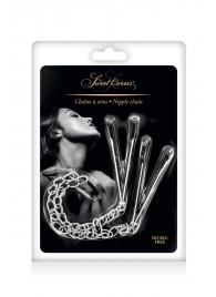 Регулируемые зажимы для сосков Sweet Caress Nipple Chain - Sweet Caress - купить с доставкой в Смоленске
