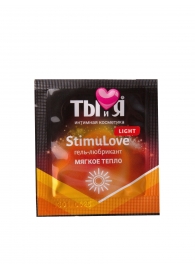 Разогревающий гель-лубрикант Stimulove Light в одноразовой упаковке - 4 гр. - Биоритм - купить с доставкой в Смоленске