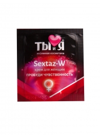 Возбуждающий крем для женщин Sextaz-W в одноразовой упаковке - 1,5 гр. - Биоритм - купить с доставкой в Смоленске