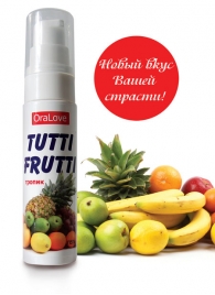 Гель-смазка Tutti-frutti со вкусом тропических фруктов - 30 гр. - Биоритм - купить с доставкой в Смоленске