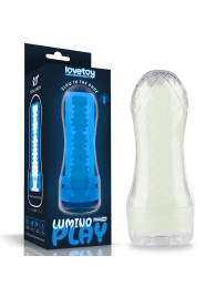 Светящийся в темноте мастурбатор Lumino Play Masturbator Ribbed - Lovetoy - в Смоленске купить с доставкой