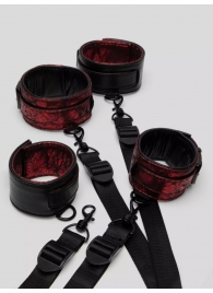 Изысканный набор фиксаций на кровати Reversible Under Mattress Restraint Set - Fifty Shades of Grey - купить с доставкой в Смоленске