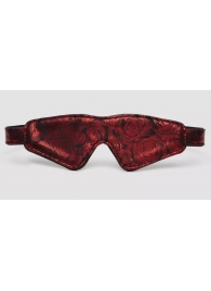 Двусторонняя красно-черная маска на глаза Reversible Faux Leather Blindfold - Fifty Shades of Grey - купить с доставкой в Смоленске