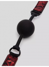 Кляп-шар на двусторонних ремешках Reversible Silicone Ball Gag - Fifty Shades of Grey - купить с доставкой в Смоленске