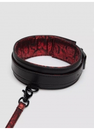 Стильный ошейник с поводком Reversible Faux Leather Collar and Lead - Fifty Shades of Grey - купить с доставкой в Смоленске