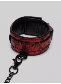 Красно-черные оковы Reversible Faux Leather Ankle Cuffs - Fifty Shades of Grey - купить с доставкой в Смоленске