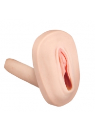 Мастурбатор-вагина с вибрацией и выносным пультом управления REALSTUFF SMOOTH   BALD - Dream Toys - в Смоленске купить с доставкой