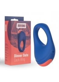 Синее эрекционное кольцо RRRING Dinner Date Cock Ring - FeelzToys - в Смоленске купить с доставкой