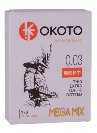 Набор из 4 презервативов OKOTO MegaMIX - Sitabella - купить с доставкой в Смоленске