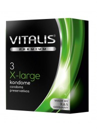 Презервативы увеличенного размера VITALIS PREMIUM x-large - 3 шт. - Vitalis - купить с доставкой в Смоленске