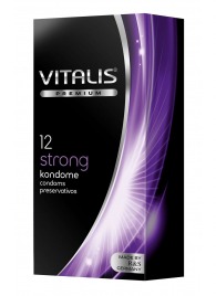 Презервативы с утолщённой стенкой VITALIS PREMIUM strong - 12 шт. - Vitalis - купить с доставкой в Смоленске