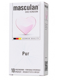 Супертонкие презервативы Masculan Pur - 10 шт. - Masculan - купить с доставкой в Смоленске