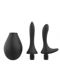Черный анальный душ Nexus Anal Douche Set с 2 сменными насадками - Nexus Range - купить с доставкой в Смоленске