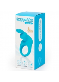Голубое эрекционное виброкольцо Happy Rabbit Rechargeable Rabbit Cock Ring - Happy Rabbit - в Смоленске купить с доставкой
