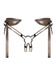 Бронзовый пояс для насадок Desirous Harness - Strap-on-me - купить с доставкой в Смоленске