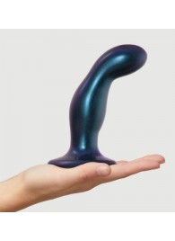 Темно-синяя насадка Strap-On-Me Dildo Plug Snaky size M - Strap-on-me - купить с доставкой в Смоленске