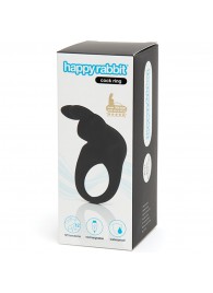 Черное эрекционное виброкольцо Happy Rabbit Rechargeable Rabbit Cock Ring - Happy Rabbit - в Смоленске купить с доставкой