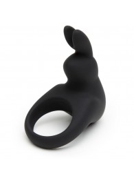 Черное эрекционное виброкольцо Happy Rabbit Rechargeable Rabbit Cock Ring - Happy Rabbit - в Смоленске купить с доставкой