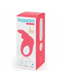 Розовое эрекционное виброкольцо Happy Rabbit Rechargeable Rabbit Cock Ring - Happy Rabbit - в Смоленске купить с доставкой